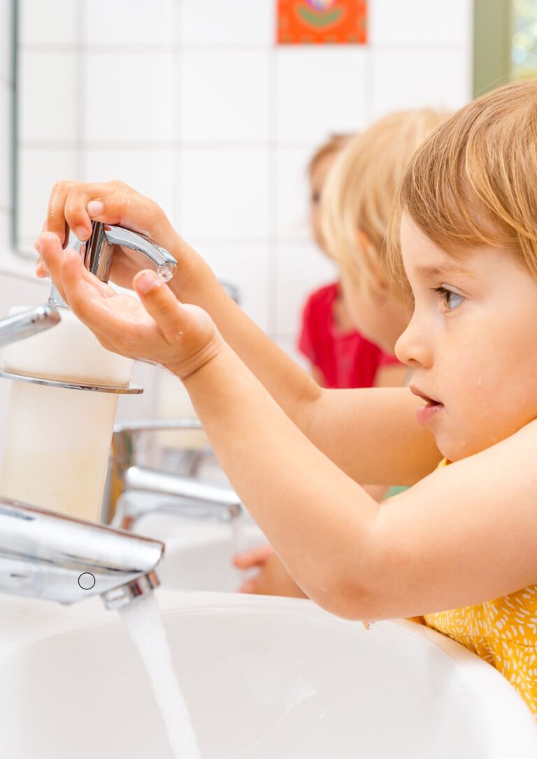 Kinderopvang handen wassen