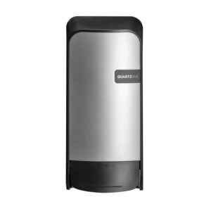 Zeepdispenser foam Quartz zilver / zwart